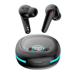 plus50 pro anc wireless tws earbuds with led display & smart touch control