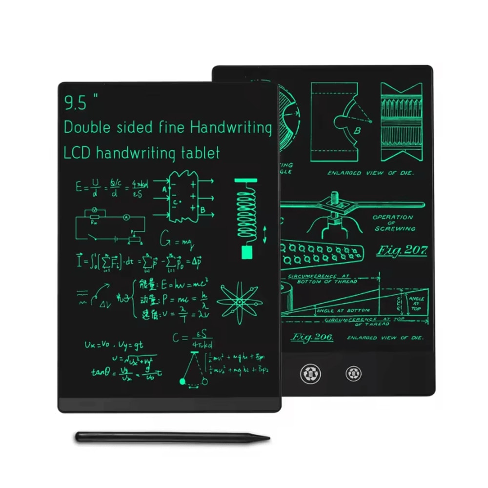 DoodlePro 95 LCD Writing Tablet Drawing Board Reusable Digital Notepad For Kids Adults 0