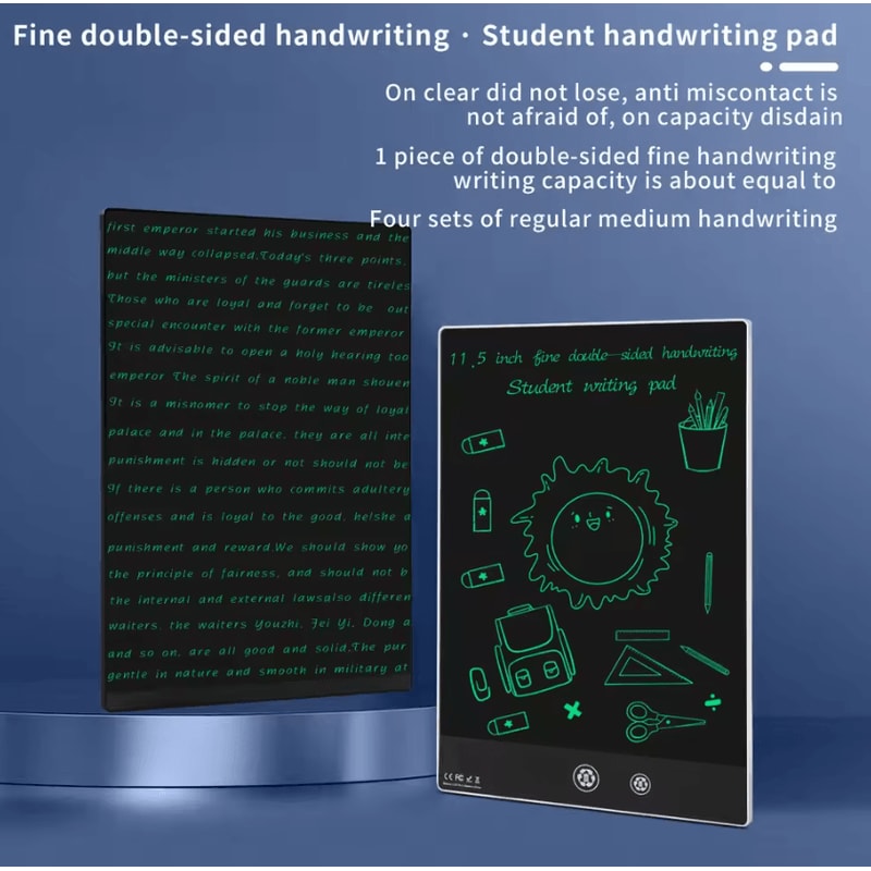 DoodlePro 95 LCD Writing Tablet Drawing Board Reusable Digital Notepad For Kids Adults 4