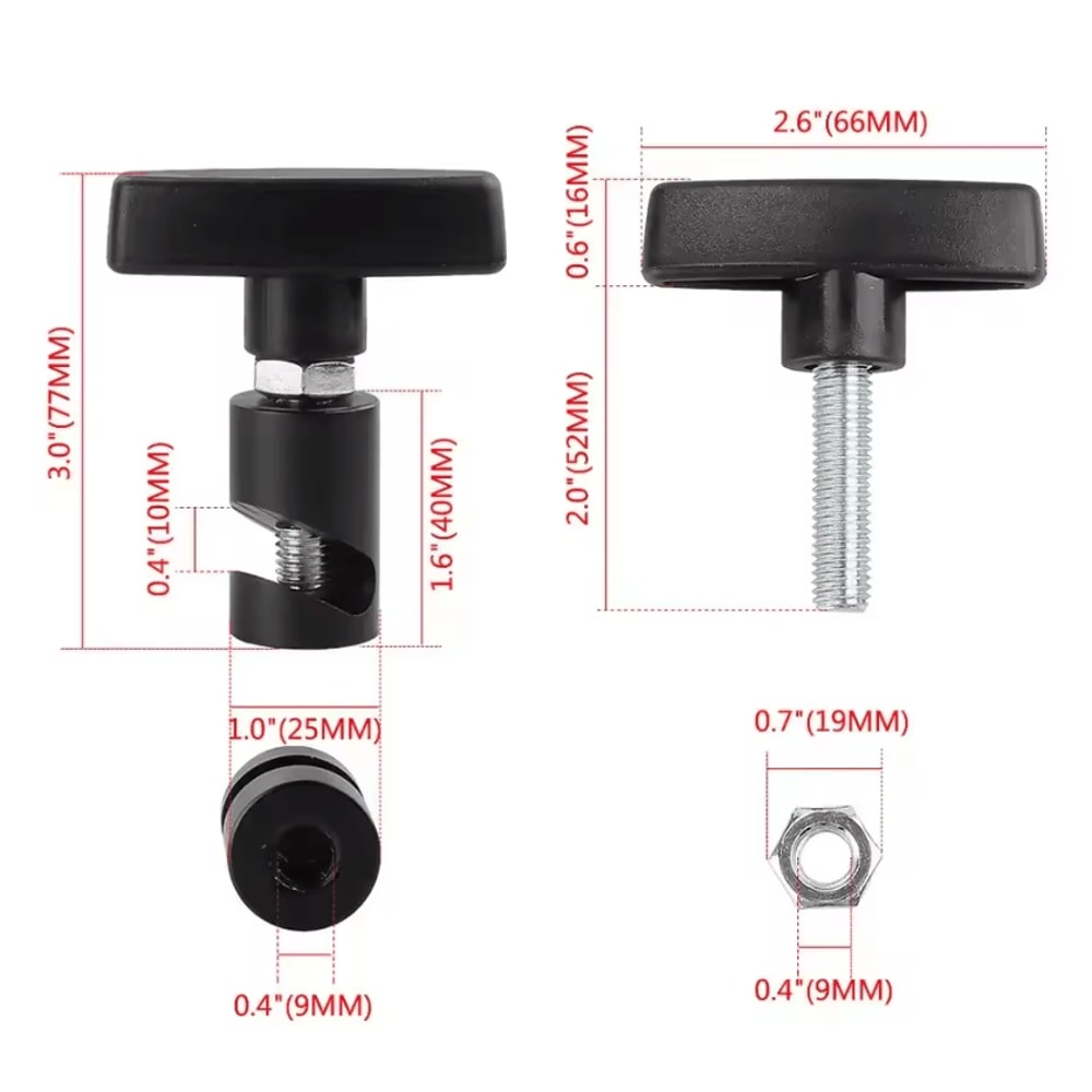 AutoFix Pro Car Hood Support Clamp AntiSlip Engine Cover Holder Safety Fixing Tool 1