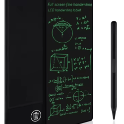 6.5-inch lcd writing tablet for kids reusable colorful doodle board & memo pad