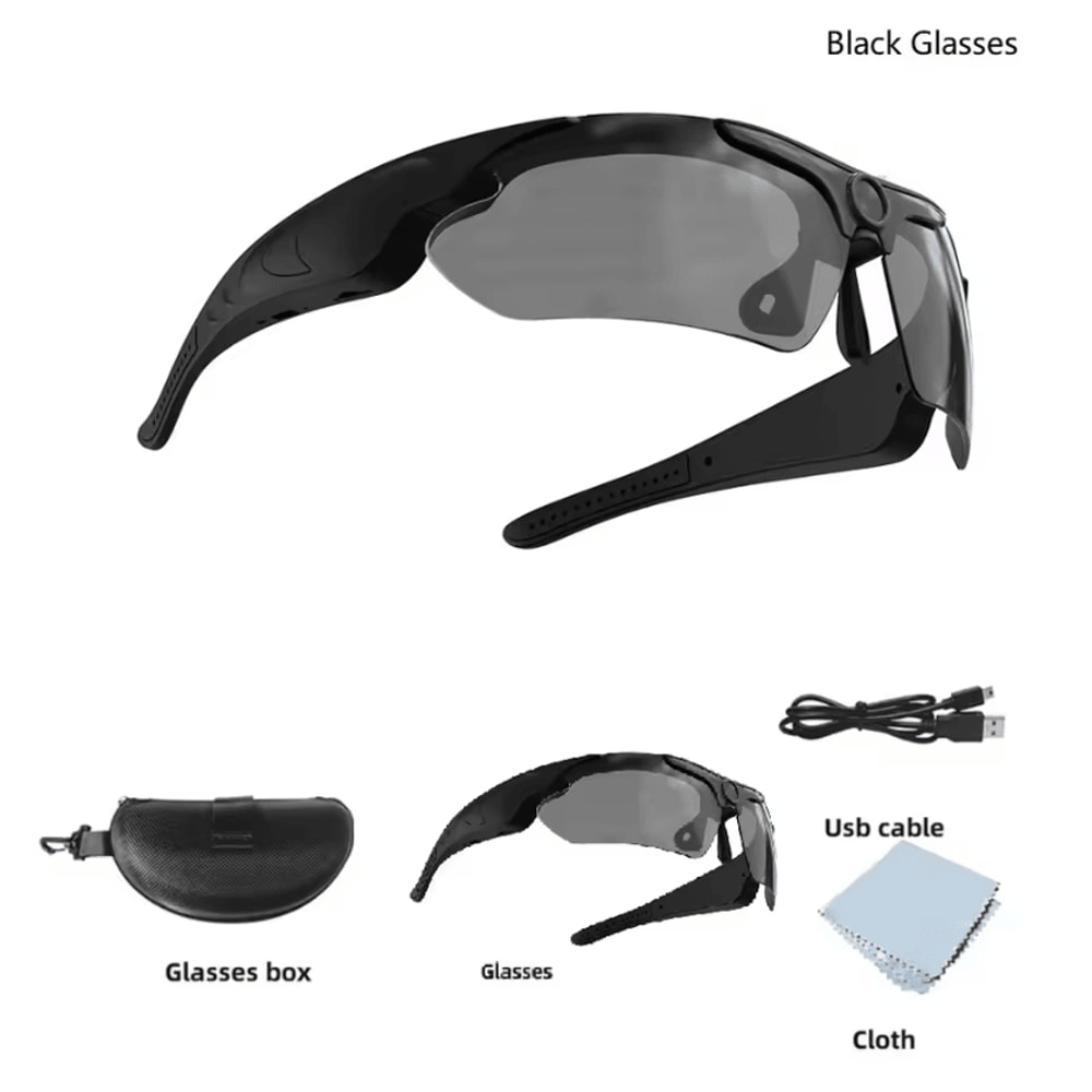 1080P HD Camera Glasses Smart POV Recording Sunglasses For Outdoor Sports 5