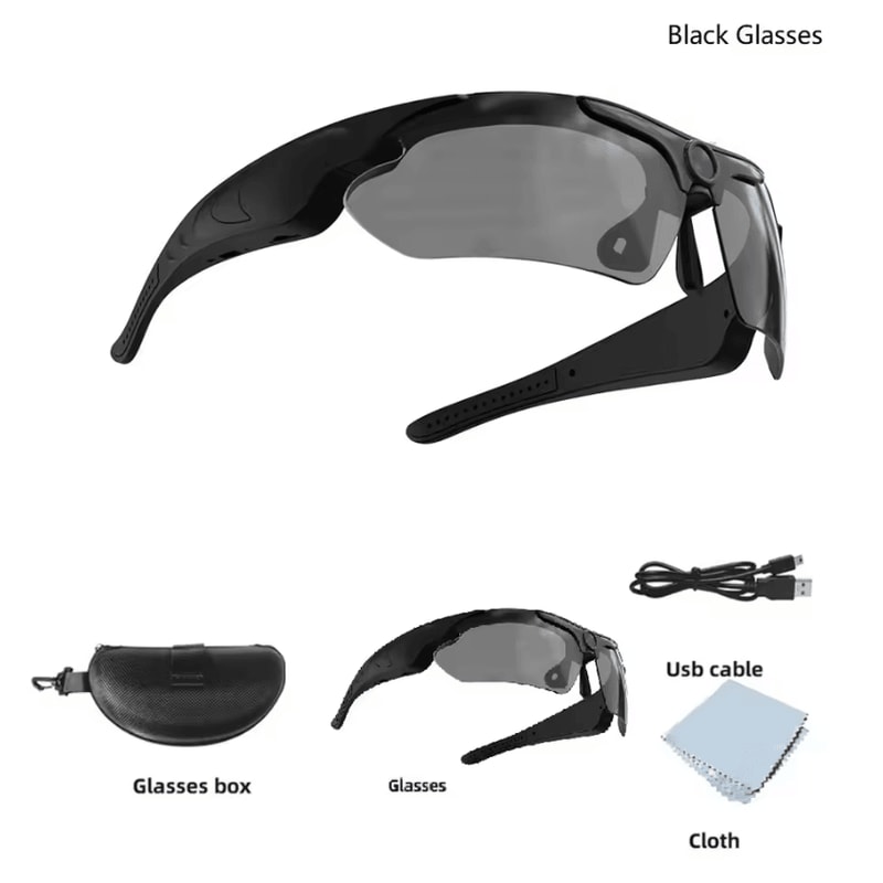 1080P HD Camera Glasses Smart POV Recording Sunglasses For Outdoor Sports 5