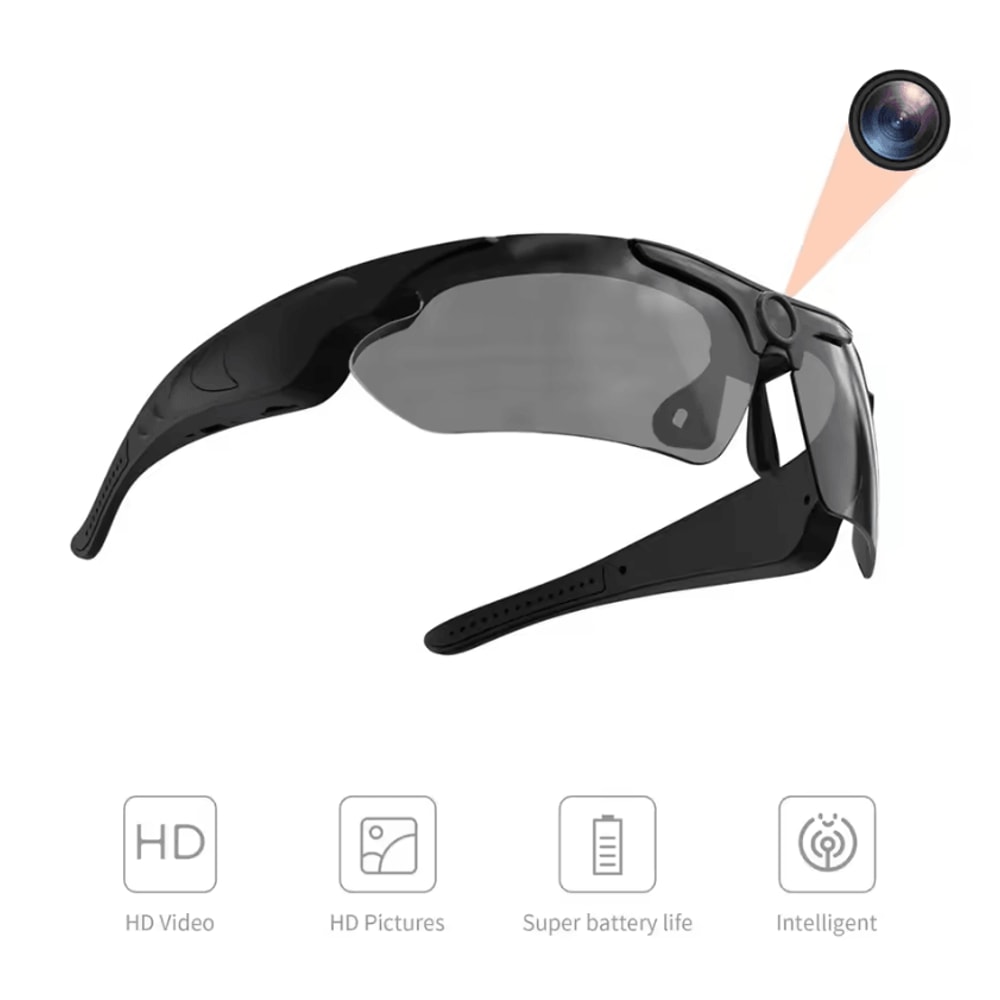 1080P HD Camera Sunglasses Mini POV Video Recording Glasses For Outdoor Sports 1