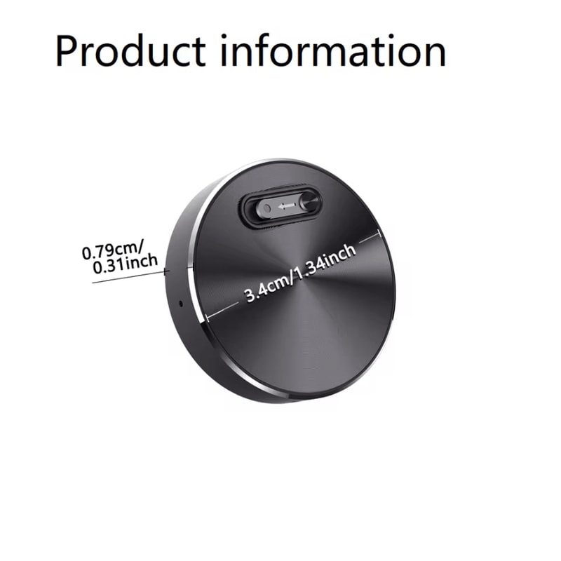 32GB Voice Activated Recorder Mini Keychain Dictaphone With Noise Reduction MP3 Playback 1