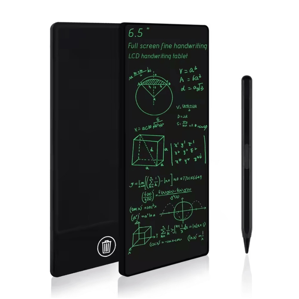 65Inch LCD Writing Tablet For Kids Full Screen Reusable Drawing Learning Pad 4
