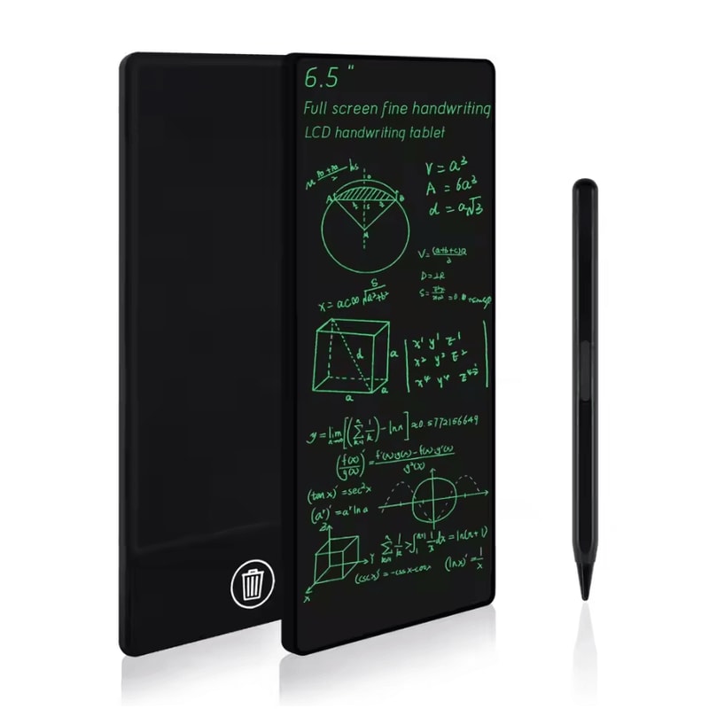 65Inch LCD Writing Tablet For Kids Full Screen Reusable Drawing Learning Pad 4
