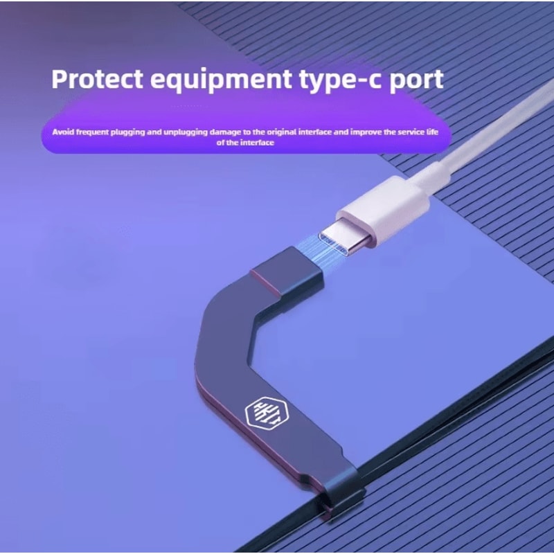 Universal USBC Adapter Converter Fast Charging TypeC Connector Adapter MultiDevice Charging Port 0