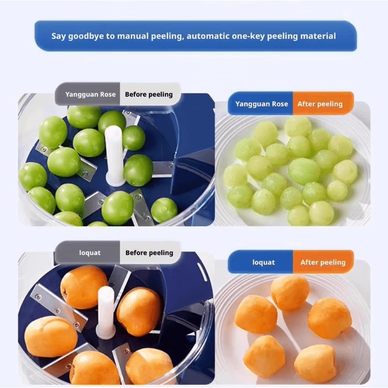 AutoPeel Pro Electric Grape Peeler Machine HandsFree Automatic Fruit Peeler For Berries Small Frui 2