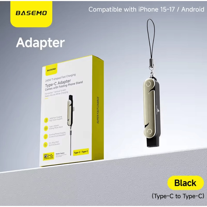 ChargeStand Pro 240W Fast Charging Cable Foldable TypeC Stand Cable 2in1 Phone Tablet Holder Charg 3