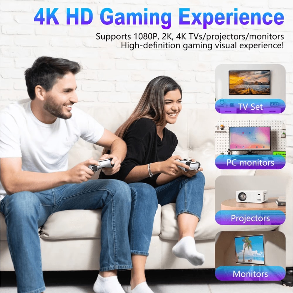 M15 4K Retro Game Stick 20000 Games Plug Play Console 1