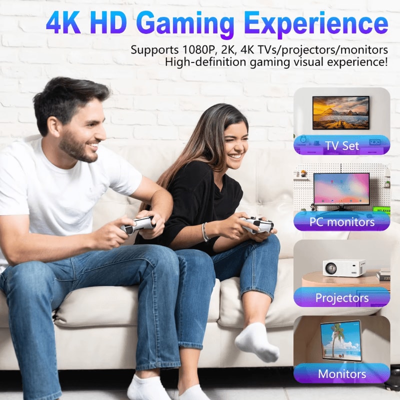 M15 4K Retro Game Stick 20000 Games Plug Play Console 1