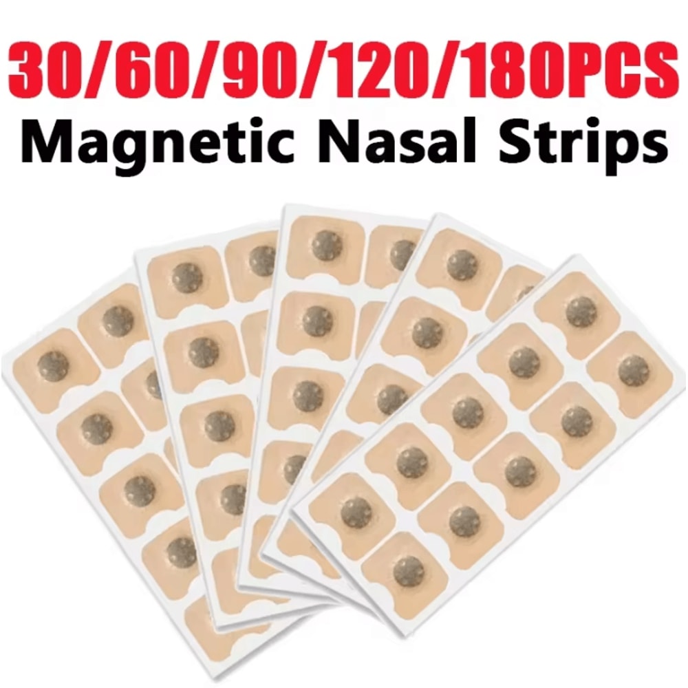 Magnetic Nasal Breathing Strips AntiSnoring Sleep Aid 30PCS 0