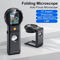 500X Autofocus Digital Microscope With LED Portable 2 Screen Repair Tool 0