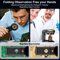 500X Autofocus Digital Microscope With LED Portable 2 Screen Repair Tool 3