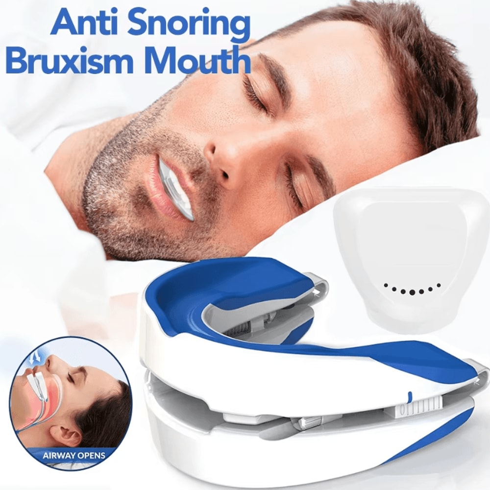Adjustable AntiSnoring Mouth Guard Sleep Aid Bruxism Snore Stopper 0