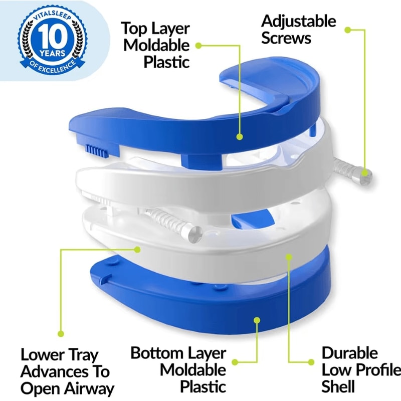 Adjustable AntiSnoring Mouth Guard Sleep Aid Bruxism Snore Stopper 1