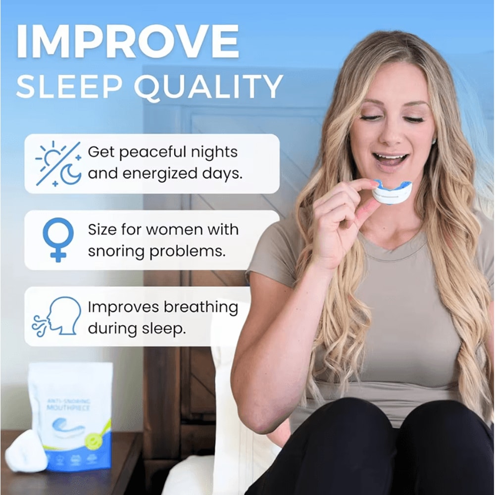 Adjustable AntiSnoring Mouth Guard Sleep Aid Bruxism Snore Stopper 3
