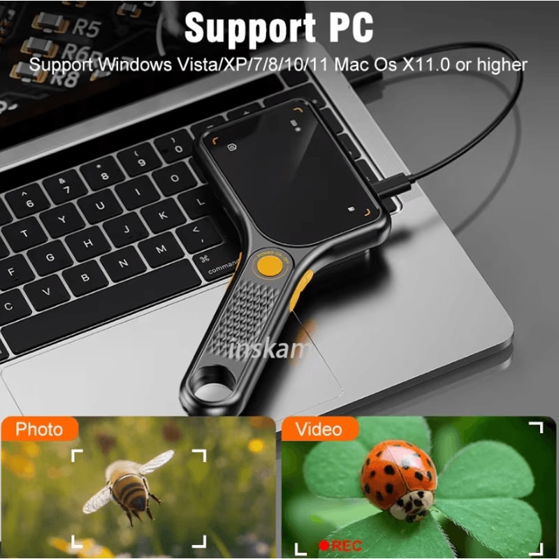 500X Handheld Digital Microscope With 30 IPS Screen Autofocus Camera 4