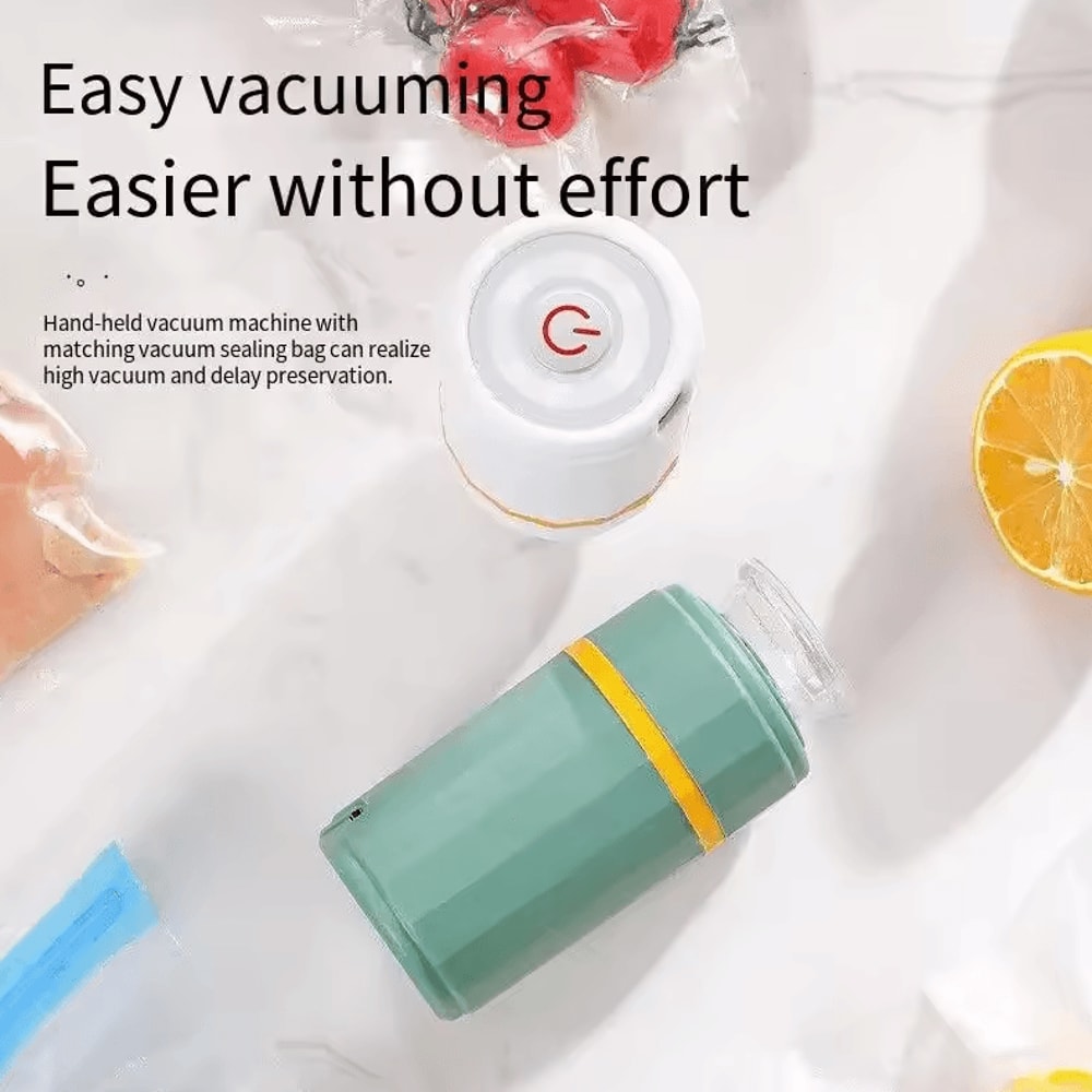 Mini Electric Vacuum Pump Portable Storage Bag Air Compression Tool Rechargeable 0