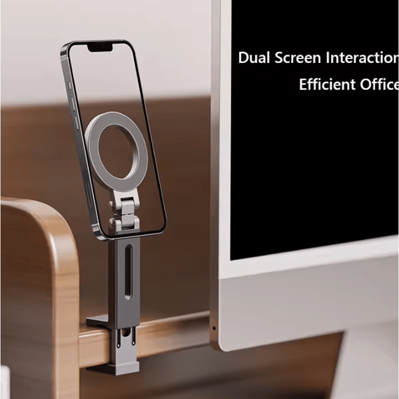 360 Magnetic Airplane Phone Holder Flexible Travel Phone Mount For HandsFree Viewing 1