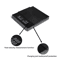 TIMEMORE Digital Coffee Scale With Timer Precision Espresso Kitchen Scale With USB Rechargeable De 1