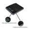 TIMEMORE Digital Coffee Scale With Timer Precision Espresso Kitchen Scale With USB Rechargeable De 1