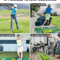 Smart Golf Swing Path Trainer Mat Strike Detection Practice Pad For Beginners 2