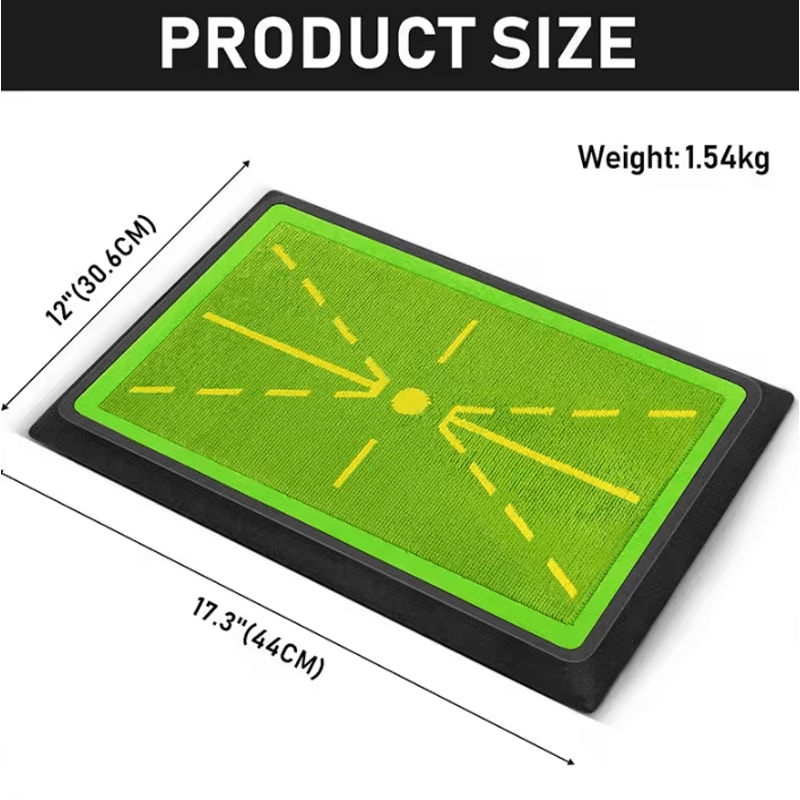 Smart Golf Swing Path Trainer Mat Strike Detection Practice Pad For Beginners 4