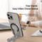 MagSafe Magnetic Phone Grip Stand Foldable DualSided Holder Desk Mount 3