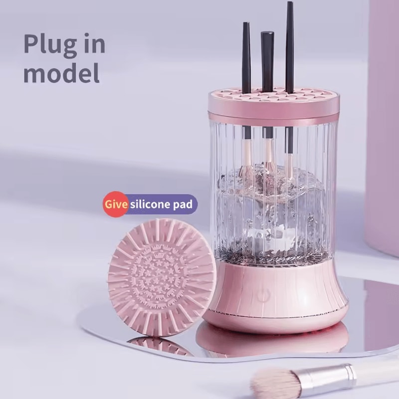 Rechargeable Makeup Brush Cleaner Dryer Automatic Deep Clean Beauty Tool 3