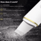 Ultrasonic Skin Scrubber Face Spatula Deep Cleansing Blackhead Remover Tool 3