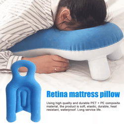 inflatable face down recovery pillow – prone support cushion for eye surgery healing