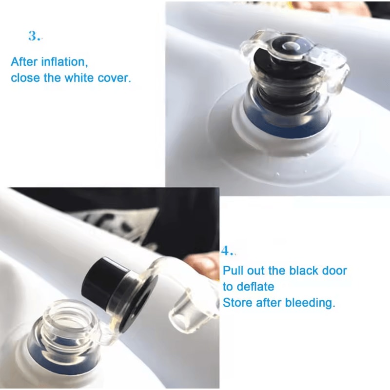 Inflatable Face Down Recovery Pillow Prone Support Cushion For Eye Surgery Healing 4