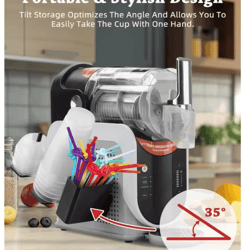 smart cup organizer for ninja slushie machine – 3-in-1 drink station holder for milk tea shops