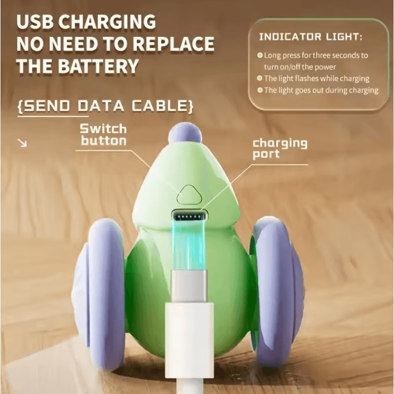 Smart Interactive Electric Mouse Cat Toy Car Automatic Obstacle Avoidance Teaser 3