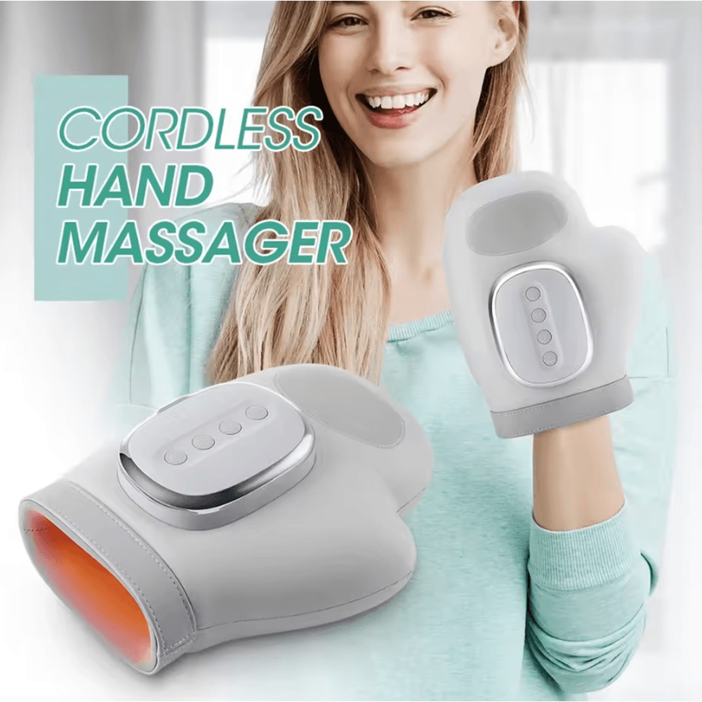 Smart Electric Hand Massager Glove Air Compression Wrist Finger Relief Device 0