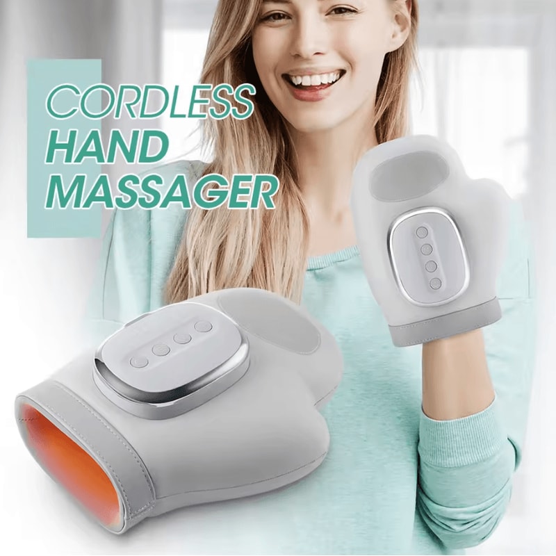 Smart Electric Hand Massager Glove Air Compression Wrist Finger Relief Device 0