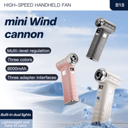 450,000 rpm turbo air blower – rechargeable high-power dust cleaning jet fan