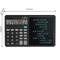2in1 Calculator Writing Tablet Foldable 12Digit LCD Memo Pad With Stylus 2
