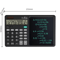 2in1 Calculator Writing Tablet Foldable 12Digit LCD Memo Pad With Stylus 2
