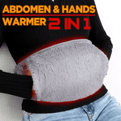 usb electric heating belt – portable waist & hand warmer with hot compress therapy