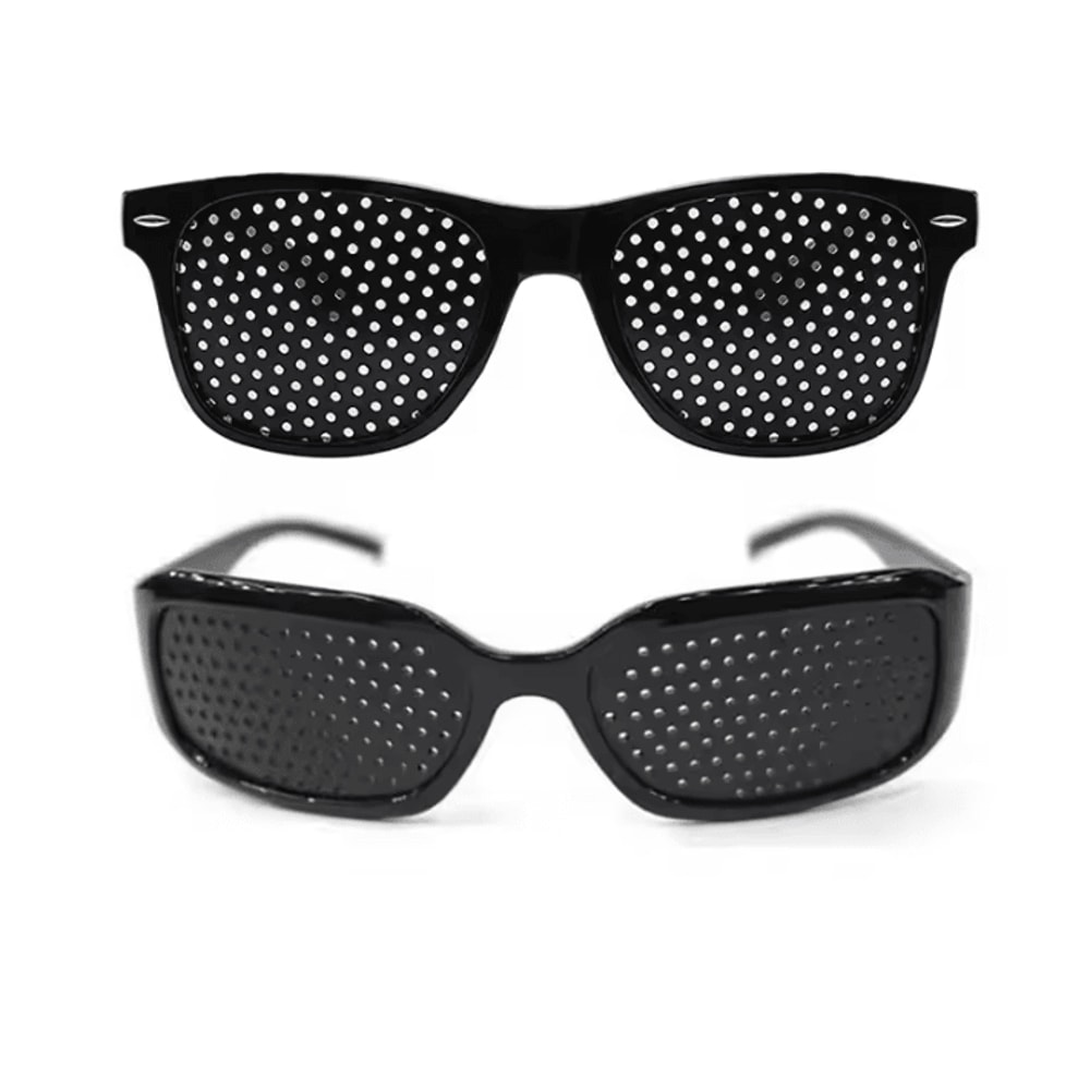 AntiMyopia Pinhole Glasses Vision Training Fatigue Relief Eyewear For Men Women 6