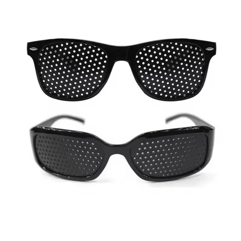 AntiMyopia Pinhole Glasses Vision Training Fatigue Relief Eyewear For Men Women 6