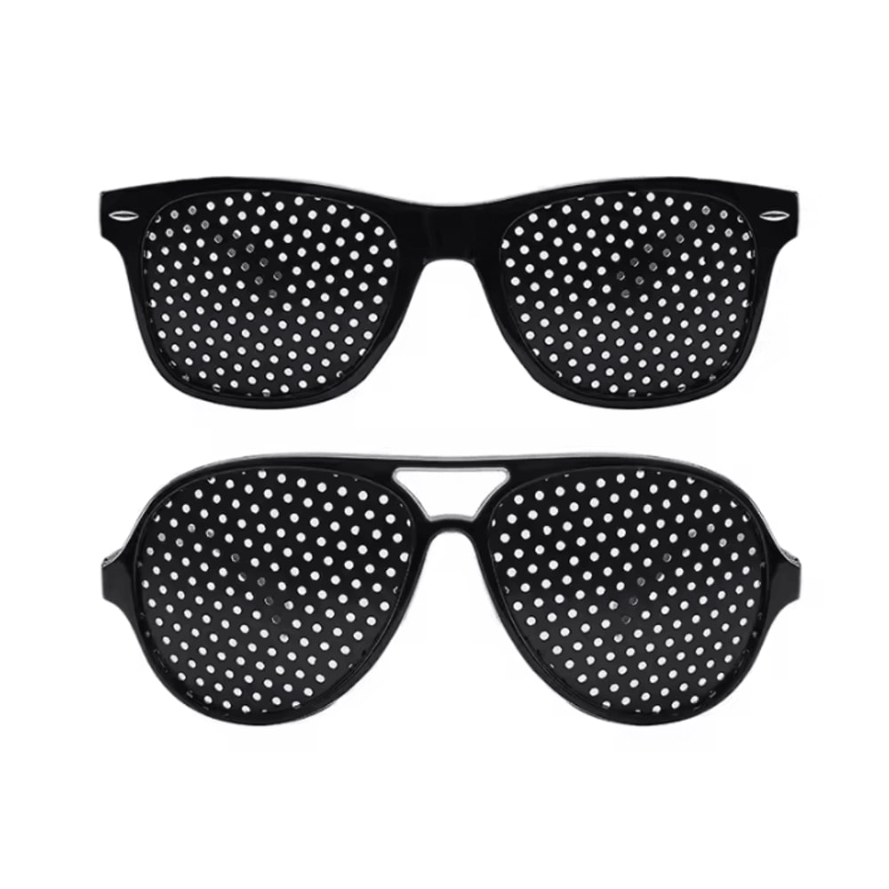 AntiMyopia Pinhole Glasses Vision Training Fatigue Relief Eyewear For Men Women 7