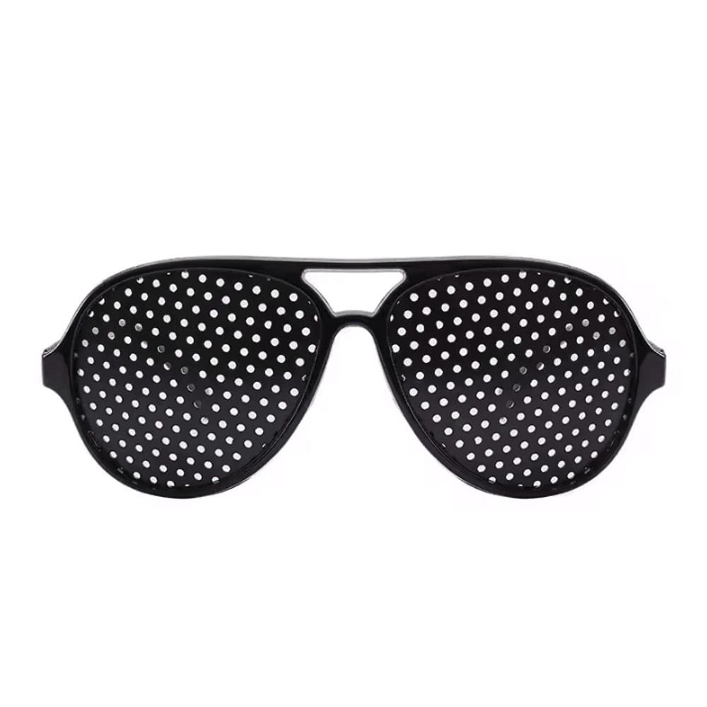 AntiMyopia Pinhole Glasses Vision Training Fatigue Relief Eyewear For Men Women 8