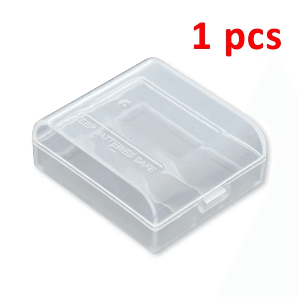 2Slot CR12316340 Battery Storage Case Transparent Hard Protective Box 2