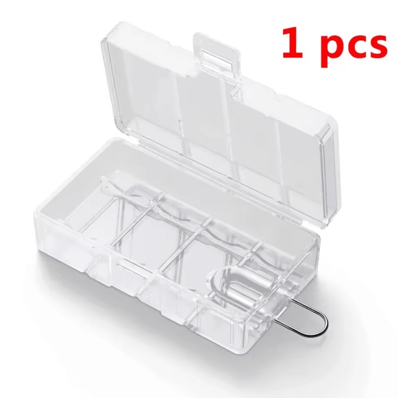 2Slot CR12316340 Battery Storage Case Transparent Hard Protective Box 7