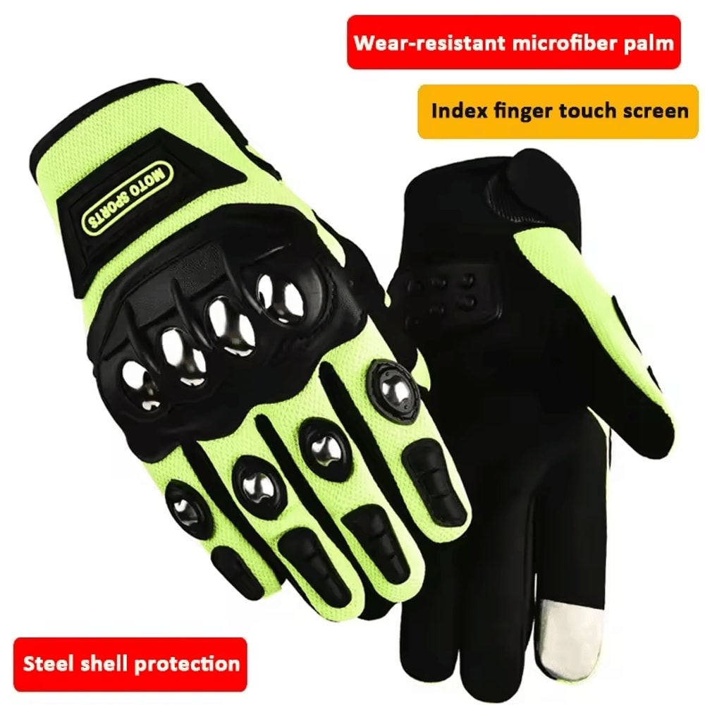 Rugged Tactical SelfDefense Gloves Hard Knuckle Outdoor Protection Gloves 5