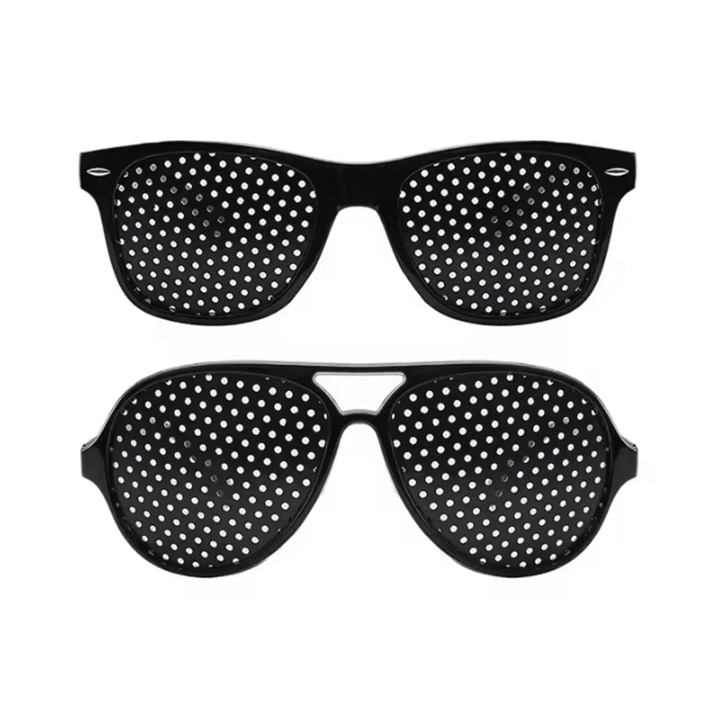 AntiMyopia Pinhole Glasses Vision Training Eye Strain Relief Eyewear 6